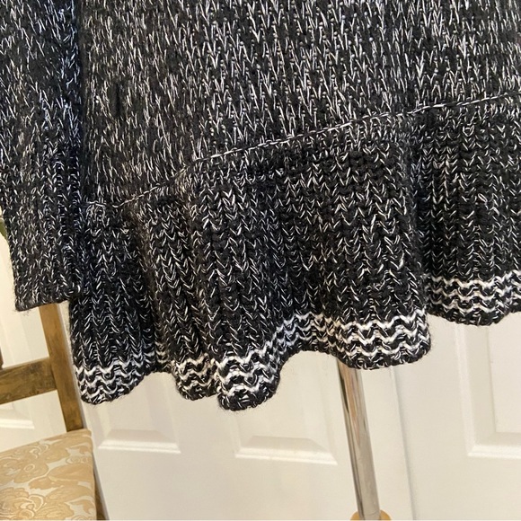 Cascading Cardigan Black White, SO SOFT - Picture 7 of 13